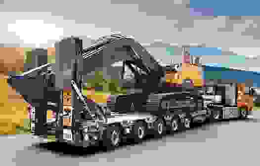 Негабаритная перевозка с учетом высоты в Сланцах